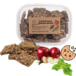 Ciasteczka  jabłko-mięta pudełko ok.90g dla szczura