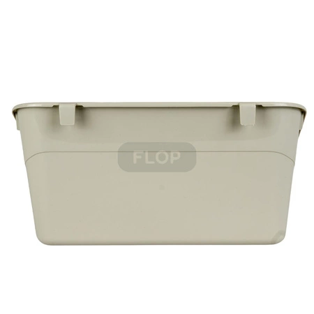 Prostokątna kuweta z możliwością podwieszenia na ściance klatki