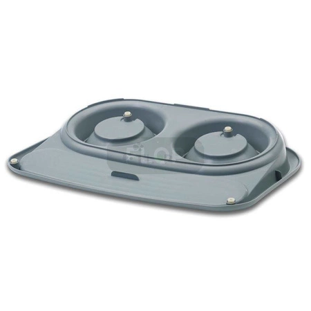 Savic Butler - zestaw dwóch miseczek 300ml z dużą podstawką dla szczura