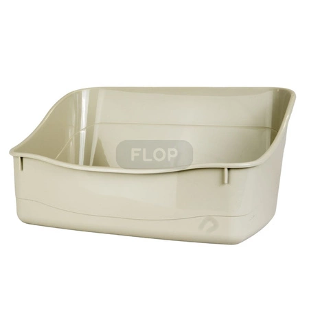 Prostokątna kuweta z możliwością podwieszenia na ściance klatki