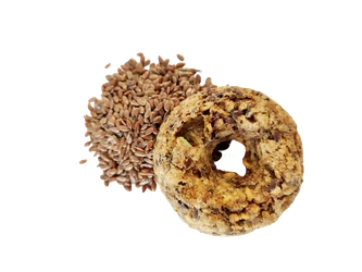 Zdrowy pączuszek jabłko siemię lniane - gryzaczek naturalny ok. 20g