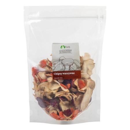 TIVO Chipsy warzywne (mix warzyw suszonych w plastrach) 250g