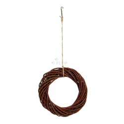 Wielki wianek z wikliny do zawieszenia, zabawy i gryzienia 20cm Toy4Joy