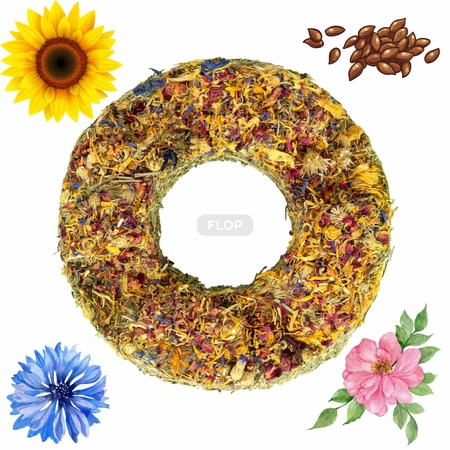 TIVO wielki wianek kwiatowy dla Szczurów 190g