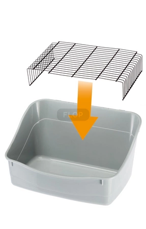 Stalowa kratka do kuwety prostokątnej Ferplast