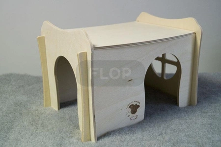 Domek z otwieranym dachem dla szczura