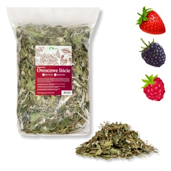 TIVO 500g Owocowe liście (liście truskawki, maliny i jeżyny) dla szczurów