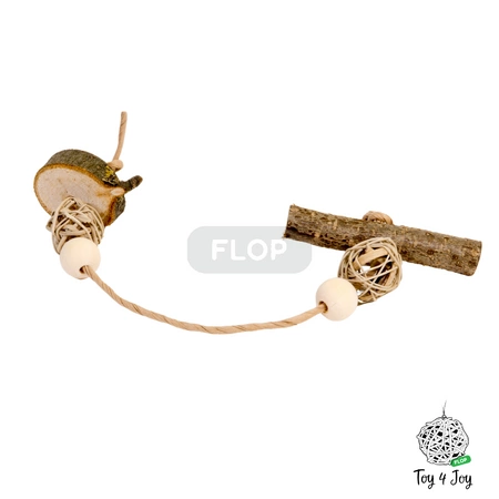 Szarpak-gryzak elastyczny zabawka dla świnki szczurka Toy4Joy