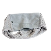Bonding scarf czyli szalik do zacieśniania  szary z polarem minki dla szczurów