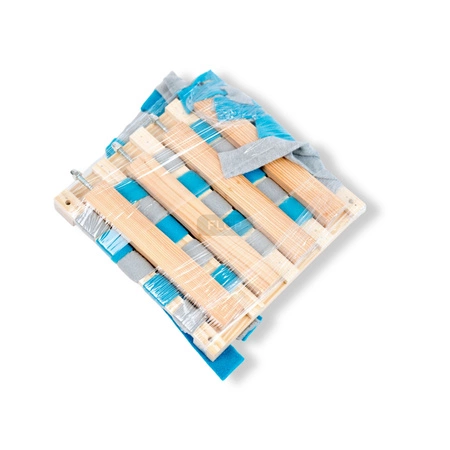 Fleece Forest FLOP (szary z turkusem) – kryjówka i zabawka dla szczura