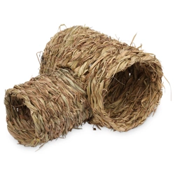 Wielki tunel z siana jadalna kryjówka i zabawka dla świnki morskiej dla szczura