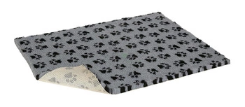 Vetbed® Non-Slip M - szary w czarne łapki